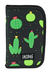 Jacbag Cover -Sert Kapaklı Lastikli Kalem Kutusu Cover-Kaktüs