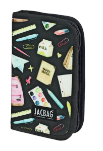 Jacbag Cover -Sert Kapaklı Lastikli Kalem Kutusu Cover-Pastel Pop