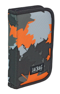Jacbag Cover -Sert Kapaklı Lastikli Kalem Kutusu Cover-Turuncu Camoflora