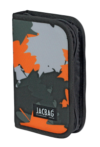 Jacbag Cover -Sert Kapaklı Lastikli Kalem Kutusu Cover-Turuncu Camoflora