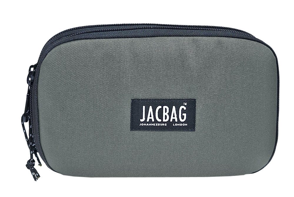 Jacbag Double Cover -Çift Kapaklı Kalem Kutusu Double Cover-Gri