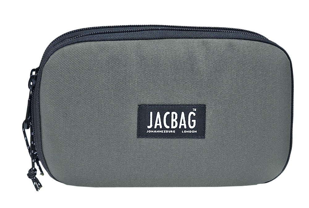 Jacbag Double Cover -Çift Kapaklı Kalem Kutusu Double Cover-Gri