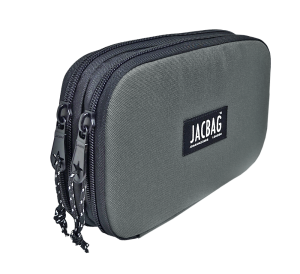 Jacbag Double Cover -Çift Kapaklı Kalem Kutusu Double Cover-Gri