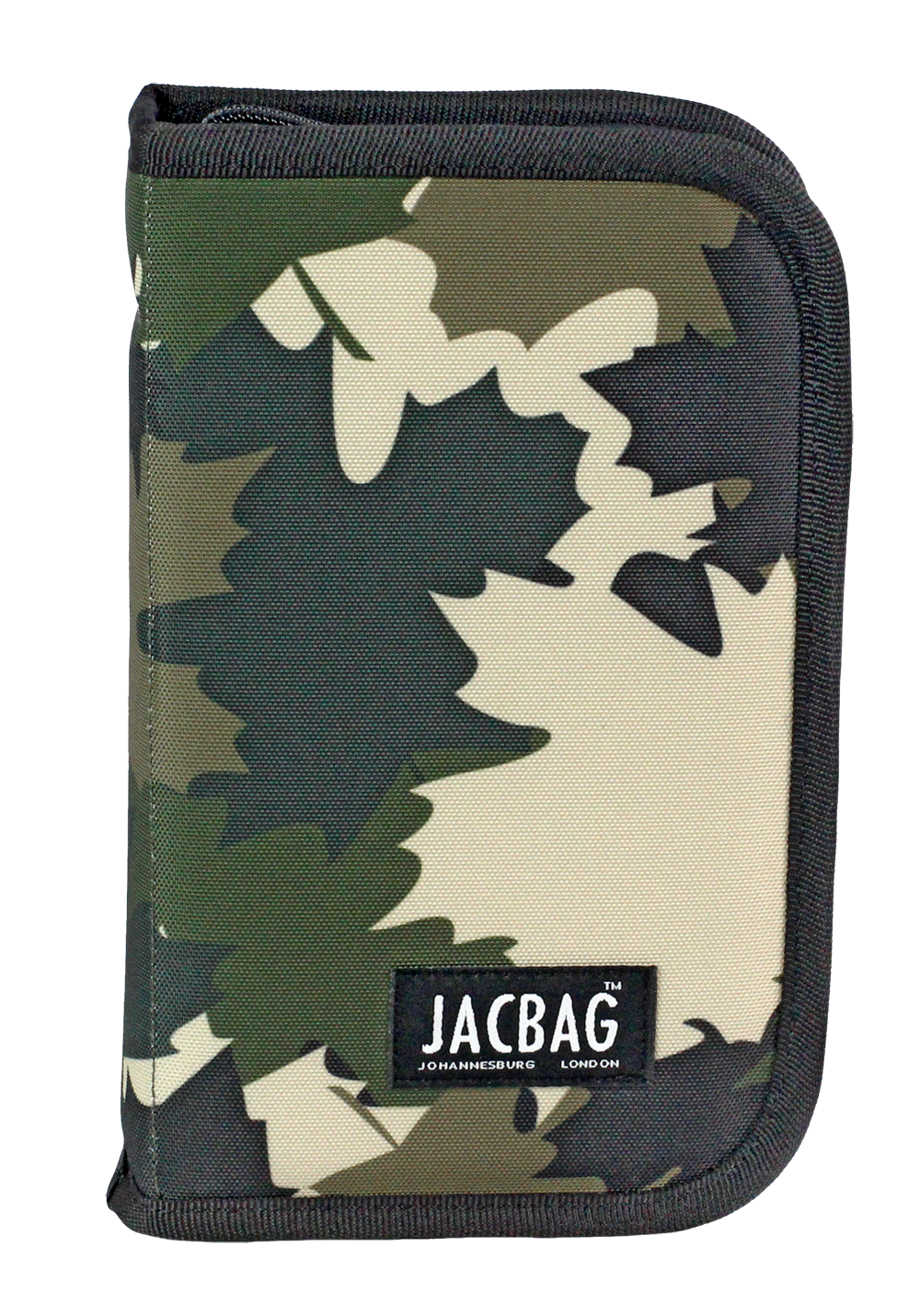 Jacbag Cover -Sert Kapaklı Lastikli Kalem Kutusu Cover-Haki Camoflora
