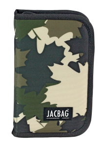 Jacbag Cover -Sert Kapaklı Lastikli Kalem Kutusu Cover-Haki Camoflora