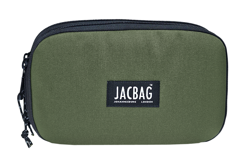 Jacbag Double Cover -Çift Kapaklı Kalem Kutusu Double Cover-Haki
