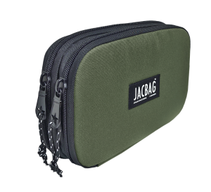 Jacbag Double Cover -Çift Kapaklı Kalem Kutusu Double Cover-Haki