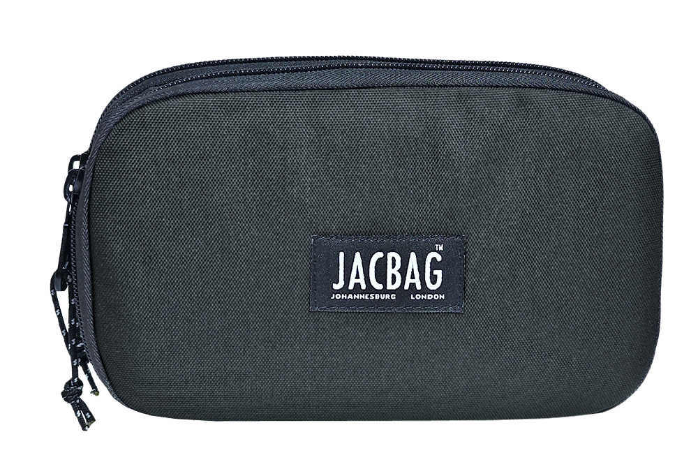 Jacbag Double Cover -Çift Kapaklı Kalem Kutusu Double Cover-Siyah