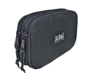Jacbag Double Cover -Çift Kapaklı Kalem Kutusu Double Cover-Siyah