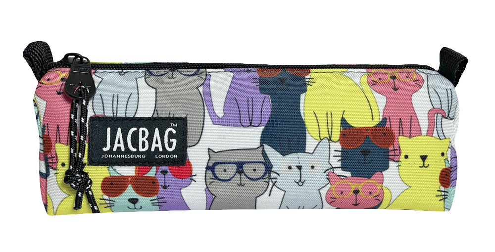 Jacbag Prıme Pencil Case-Üçgen Tip Kalemkutu Prime-SARI KEDİ