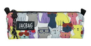 Jacbag Prıme Pencil Case-Üçgen Tip Kalemkutu Prime-SARI KEDİ