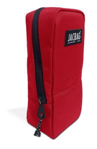 Jacbag Standup Case-Masa Üstü Kalemlik Stand Pen Case-Kırmızı