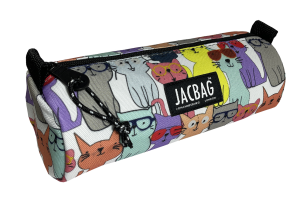 Jacbag Bıg Roll-Silindir Tip Kalem Kutusu Big Roll-Sarı Kedili