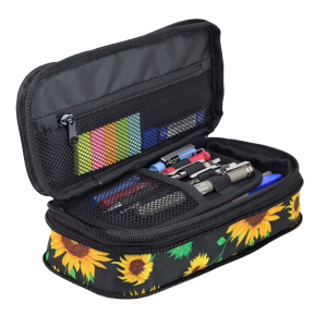 Jacbag Zup Bag-Genişleyen Organizer Kalem Kutusu Zup Bag-Ayçiçeği