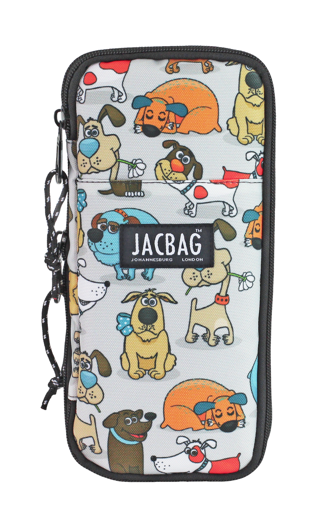 Jacbag Zup Bag-Genişleyen Organizer Kalem Kutusu Zup Bag-Neşeli Patiler