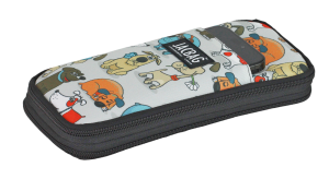 Jacbag Zup Bag-Genişleyen Organizer Kalem Kutusu Zup Bag-Neşeli Patiler