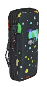 Jacbag Zup Bag-Genişleyen Organizer Kalem Kutusu Zup Bag-Galaksi