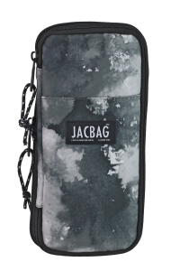 Jacbag Zup Bag-Genişleyen Organizer Kalem Kutusu Zup Bag-Gri Bulut