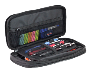 Jacbag Zup Bag-Genişleyen Organizer Kalem Kutusu Zup Bag-Gri Bulut