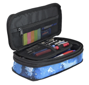 Jacbag Zup Bag-Genişleyen Organizer Kalem Kutusu Zup Bag-Mavi Bulut