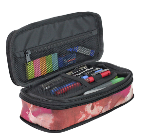 Jacbag Zup Bag-Genişleyen Organizer Kalem Kutusu Zup Bag-Pembe Bulut