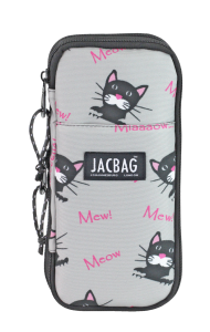 Jacbag Zup Bag-Genişleyen Organizer Kalem Kutusu Zup Bag-Miyav