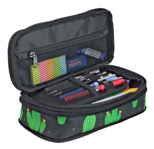 Jacbag Zup Bag-Genişleyen Organizer Kalem Kutusu Zup Bag-Kaktüs