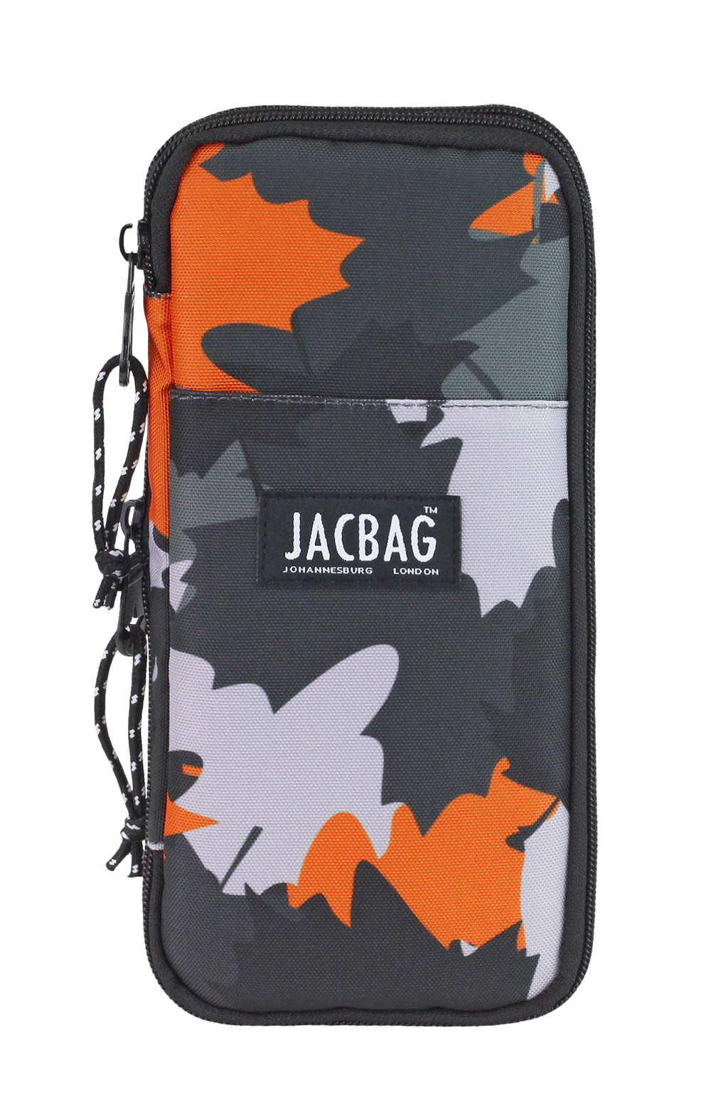 Jacbag Zup Bag-Genişleyen Organizer Kalem Kutusu Zup Bag-Turuncu Camoflora