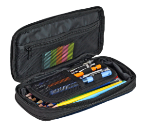 Jacbag Zup Bag-Genişleyen Organizer Kalem Kutusu Zup Bag-Lacivert