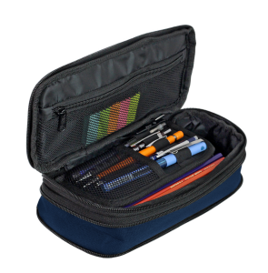 Jacbag Zup Bag-Genişleyen Organizer Kalem Kutusu Zup Bag-Lacivert
