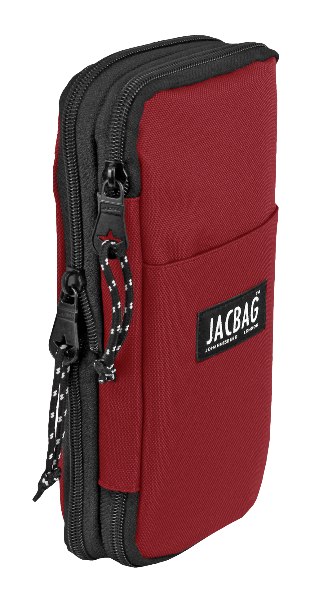 Jacbag Zup Bag-Genişleyen Organizer Kalem Kutusu Zup Bag-Kırmızı