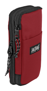 Jacbag Zup Bag-Genişleyen Organizer Kalem Kutusu Zup Bag-Kırmızı