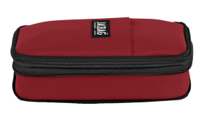 Jacbag Zup Bag-Genişleyen Organizer Kalem Kutusu Zup Bag-Kırmızı