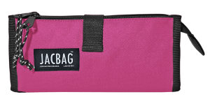 Jacbag Twın Case Pro-İki Bölmeli Masa Üstü Kalem Kutusu Twin-Pembe
