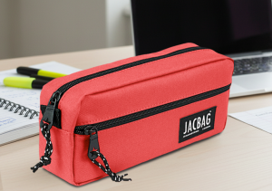 Jacbag Dual Zip-İki Fermuarlı Kalemkutusu