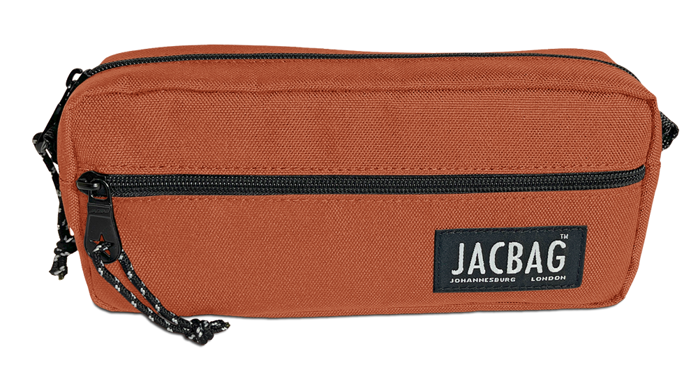 Jacbag Dual Zip-İki Fermuarlı Kalemkutusu Dual Zip-Kiremit