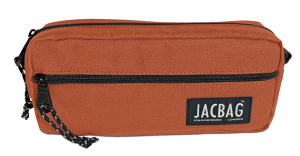 Jacbag Dual Zip-İki Fermuarlı Kalemkutusu Dual Zip-Kiremit