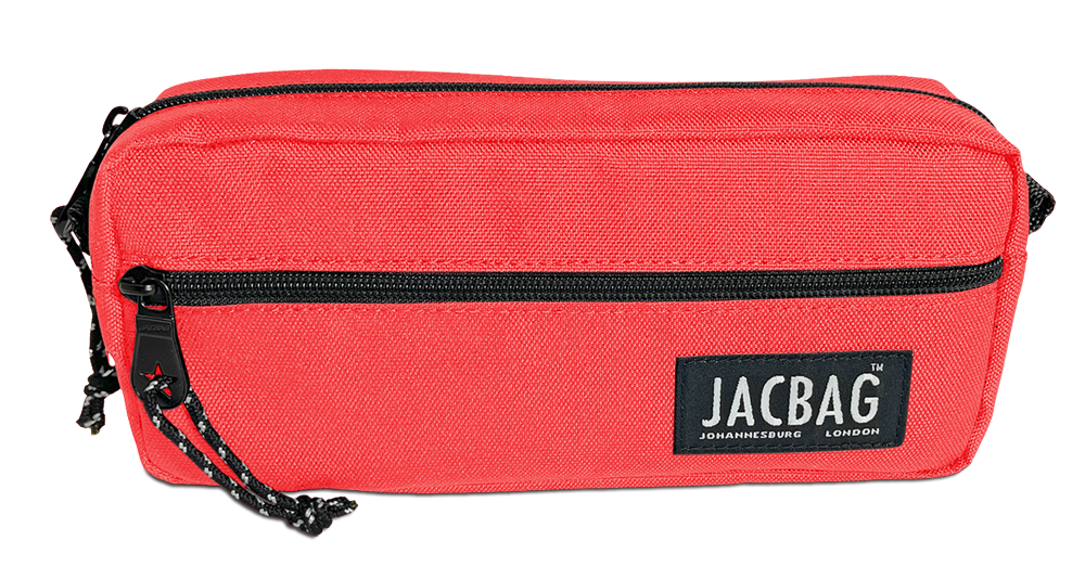 Jacbag Dual Zip-İki Fermuarlı Kalemkutusu Dual Zip-Mercan