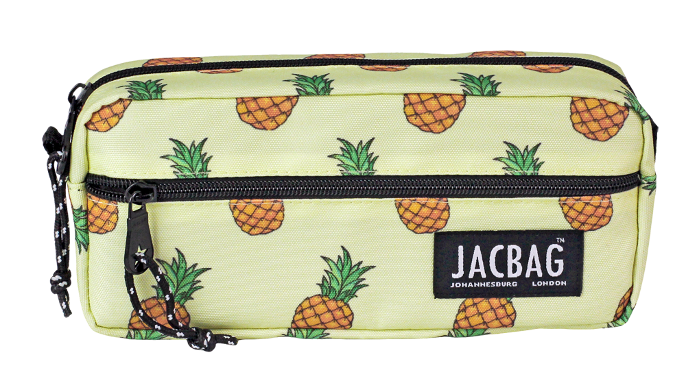 Jacbag Dual Zip-İki Fermuarlı Kalemkutusu Dual Zip-Ananas