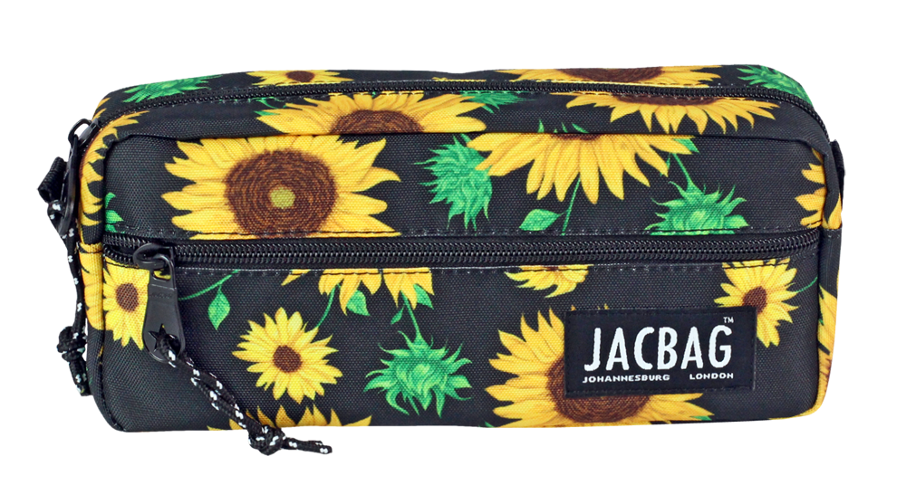 Jacbag Dual Zip-İki Fermuarlı Kalemkutusu Dual Zip-Ayçiçeği