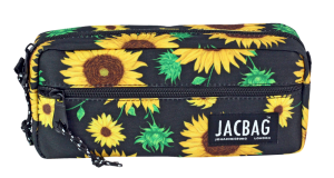 Jacbag Dual Zip-İki Fermuarlı Kalemkutusu Dual Zip-Ayçiçeği