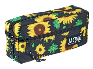 Jacbag Dual Zip-İki Fermuarlı Kalemkutusu Dual Zip-Ayçiçeği