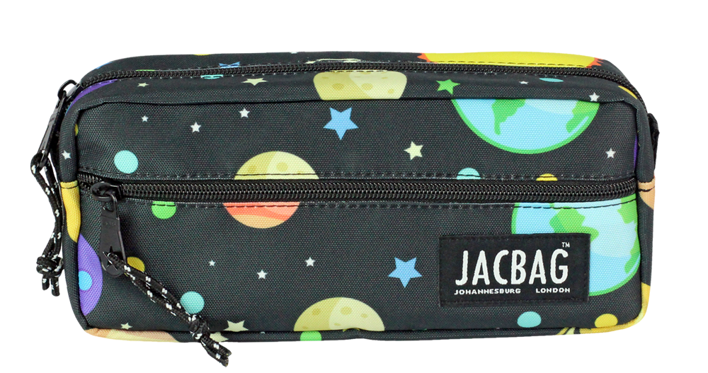 Jacbag Dual Zip-İki Fermuarlı Kalemkutusu Dual Zip-Galaksi