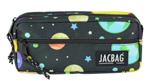 Jacbag Dual Zip-İki Fermuarlı Kalemkutusu Dual Zip-Galaksi