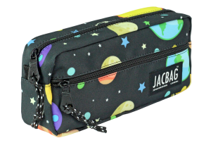 Jacbag Dual Zip-İki Fermuarlı Kalemkutusu Dual Zip-Galaksi