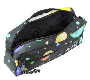 Jacbag Dual Zip-İki Fermuarlı Kalemkutusu Dual Zip-Galaksi