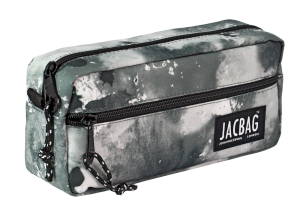 Jacbag Dual Zip-İki Fermuarlı Kalemkutusu Dual Zip-Gri Bulut