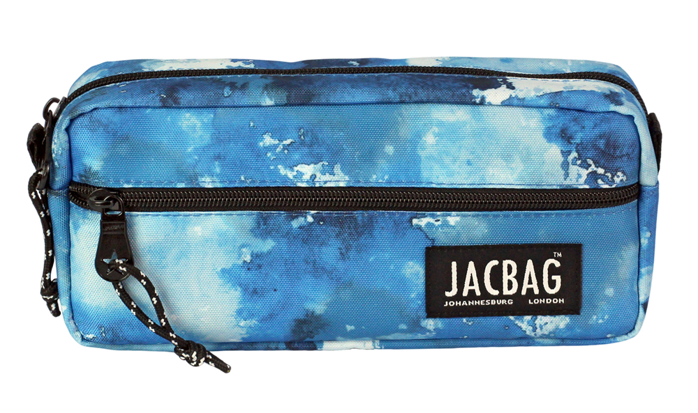 Jacbag Dual Zip-İki Fermuarlı Kalemkutusu Dual Zip-Mavi Bulut