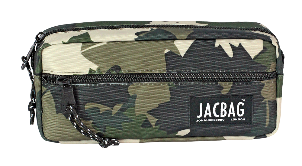 Jacbag Dual Zip-İki Fermuarlı Kalemkutusu Dual Zip-Haki Camoflora