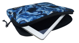 Jacbag Fermuarlı Tablet Çantası Tablet-Mavi Dumanlı